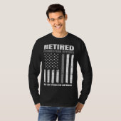 Retired Correction Officer Retirement US American  T-shirt (Voorkant volledig)