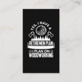 Retired Craftsman Carpenter Father Woodworker Visitekaartje (Voorkant)