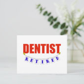 RETIRED DENTIST BRIEFKAART (Staand voorkant)
