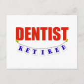 RETIRED DENTIST BRIEFKAART (Voorkant)
