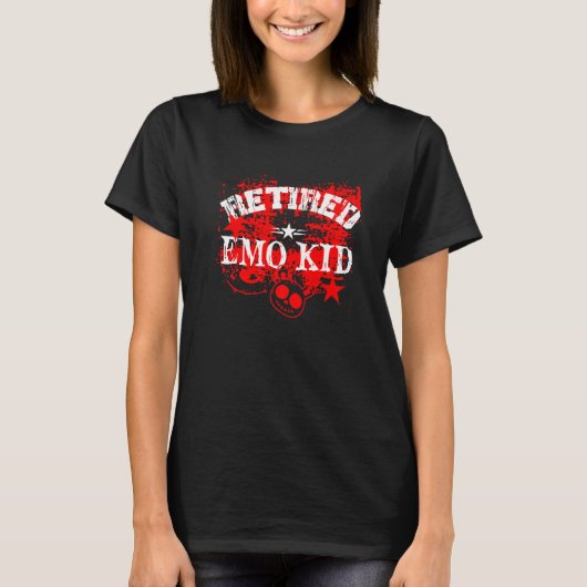 Retired Emo Kid Emo Goth 1 T-shirt (Voorkant)