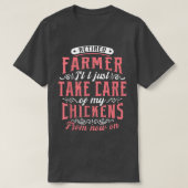 Retired Farmer Chickens  T-shirt (Design voorkant)