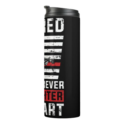 Retired Firefighter Still A Hero Thermosbeker (Geroteerd rechts)