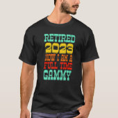 Retired Gammy 2023 T-shirt (Voorkant)