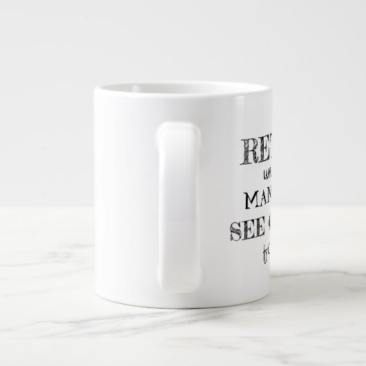 Retired Grote Koffiekop (Achterkant)