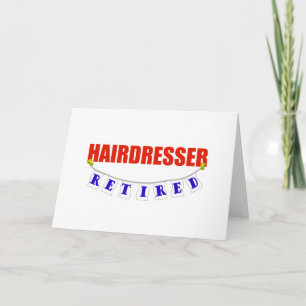 RETIRED HAIRDRESSER KAART