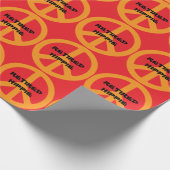 Retired Hippie Cadeaupapier (Hoek)