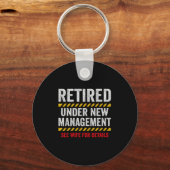 Retired Husband - Retirement Party - Funny Retirem Sleutelhanger (Voorkant)
