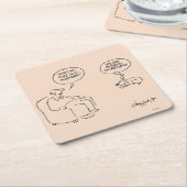 Retired Kartonnen Onderzetters (Schuin)