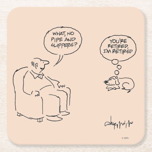 Retired Kartonnen Onderzetters (Voorkant)