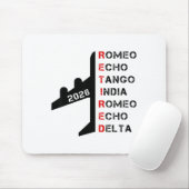 Retired Lot 2026 Phonetic Alphabet Retirement Gift Muismat (Met muis)