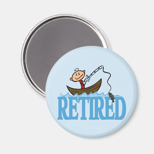 Retired Magneet (Voorkant / Achterkant)