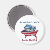 Retired Magneet (Voorkant / Achterkant)