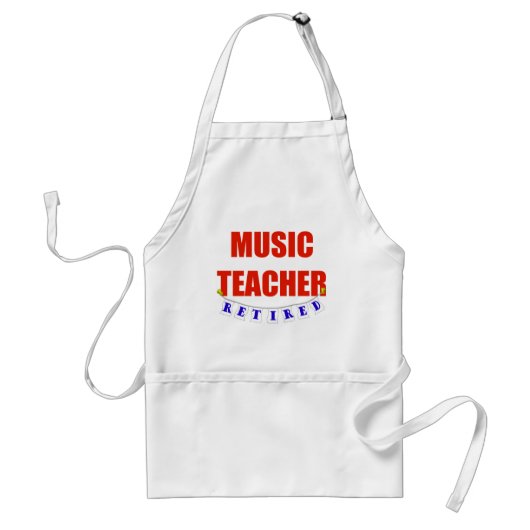 RETIRED MUSIC-TEACHER STANDAARD SCHORT (Voorkant)