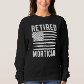 Retired Musician Profession American Flag Premium Trui (Voorkant)