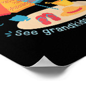 Retired New Management See Grandkids Funny Quote R Poster (Hoek)