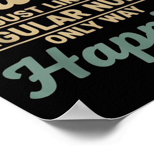 Retired Nurse Just Like A Regular Nurse Only Way H Poster (Hoek)