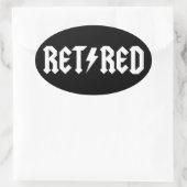 Retired Ovale Sticker (Tas)