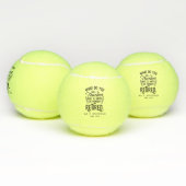 Retired PE Teacher Retirement Party Personalized Tennisballen (Multi)