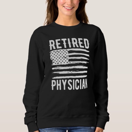 Retired Physician Assistant Profession American Fl Trui (Voorkant)