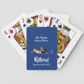 Retired Playing Cards with Rip van Winkle image Pokerkaarten (Achterkant)