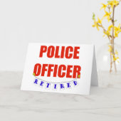 RETIRED POLICE OFFICIER KAART (Gele Bloem)