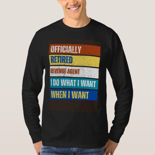 Retired Revenue Agent Retirement  Retired Revenue T-shirt (Voorkant)