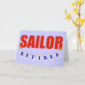 RETIRED SAILOR KAART (Gele Bloem)