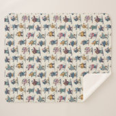 Retired Santa Claus North Pole Ski Club Sherpa Deken (Voorkant (horizontaal))