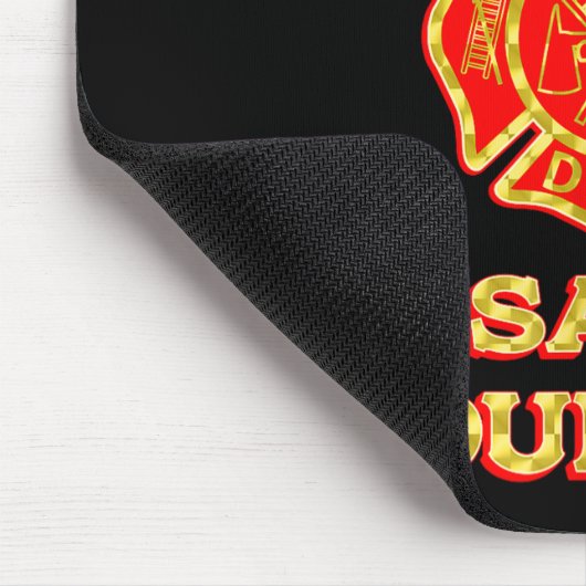 Retired Save Yourself Funny Fireman Retirement Vin Muismat (Hoek)