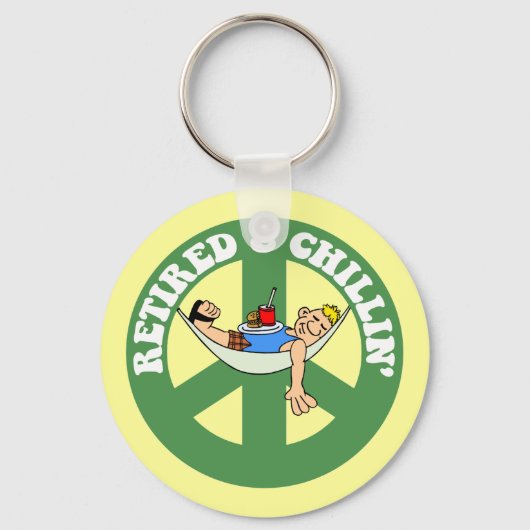 Retired Sleutelhanger (Voorkant)