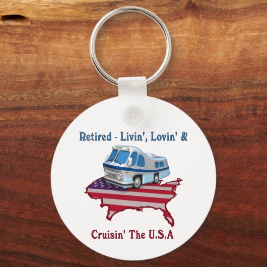 Retired Sleutelhanger (Voorkant)