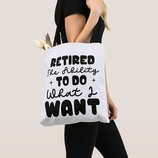 Retired Tote Bag
