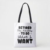 Retired Tote Tote Bag