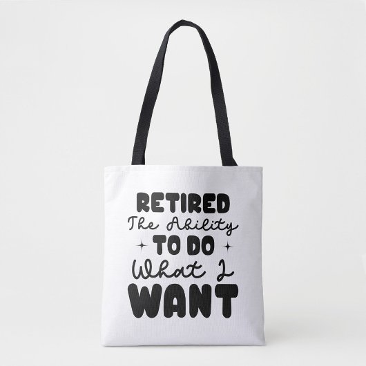 Retired Tote Tote Bag