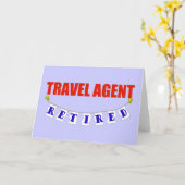 Retired Travel Agent Kaart (Gele Bloem)