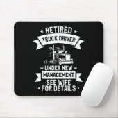 Retired Truck Driver Funny Retirement Quote For A Muismat (Met muis)