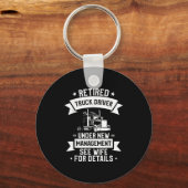 Retired Truck Driver Funny Retirement Quote For A Sleutelhanger (Voorkant)