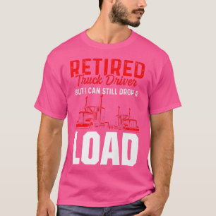 Retired Truck Driver Trucker Retication 2425 T-shirt