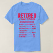 Retired Truck Driver Trucker Retirement 2480 T-shirt (Design voorkant)