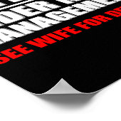 Retired, Under New Management, Funny Retirement Gi Poster (Hoek)