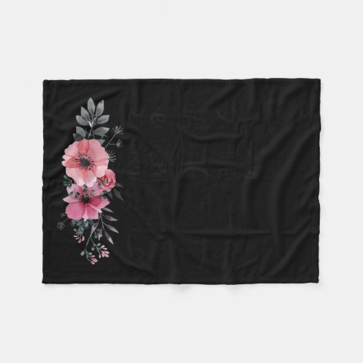 Retired Under New Management Grandson Funny Grandm Fleece Deken (Voorkant (Horizontaal))