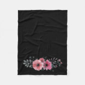 Retired Under New Management Grandson Funny Grandm Fleece Deken (Voorkant)