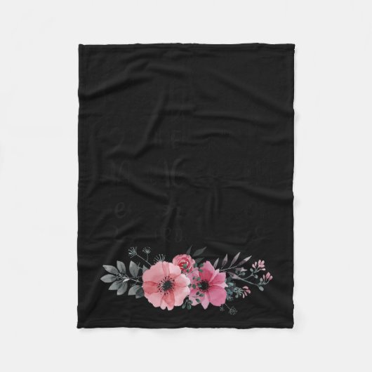 Retired Under New Management Grandson Funny Grandm Fleece Deken (Voorkant)