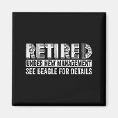 Retired Under New Management See Beagle For Detail Magneet (Voorkant)