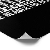 Retired Under New Management See Beagle For Detail Poster (Hoek)