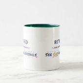 RETIRED: Under New Management See Cat for Details Tweekleurige Koffiemok (Center)