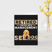 Retired Under New Management See Dog For Details  Kaart (Gele Bloem)