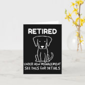 Retired Under New Management See Dogs For Detail D Kaart (Gele Bloem)
