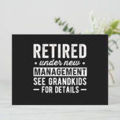 Retired Under New Management see Grandkids Aankondiging (Staand voorkant)